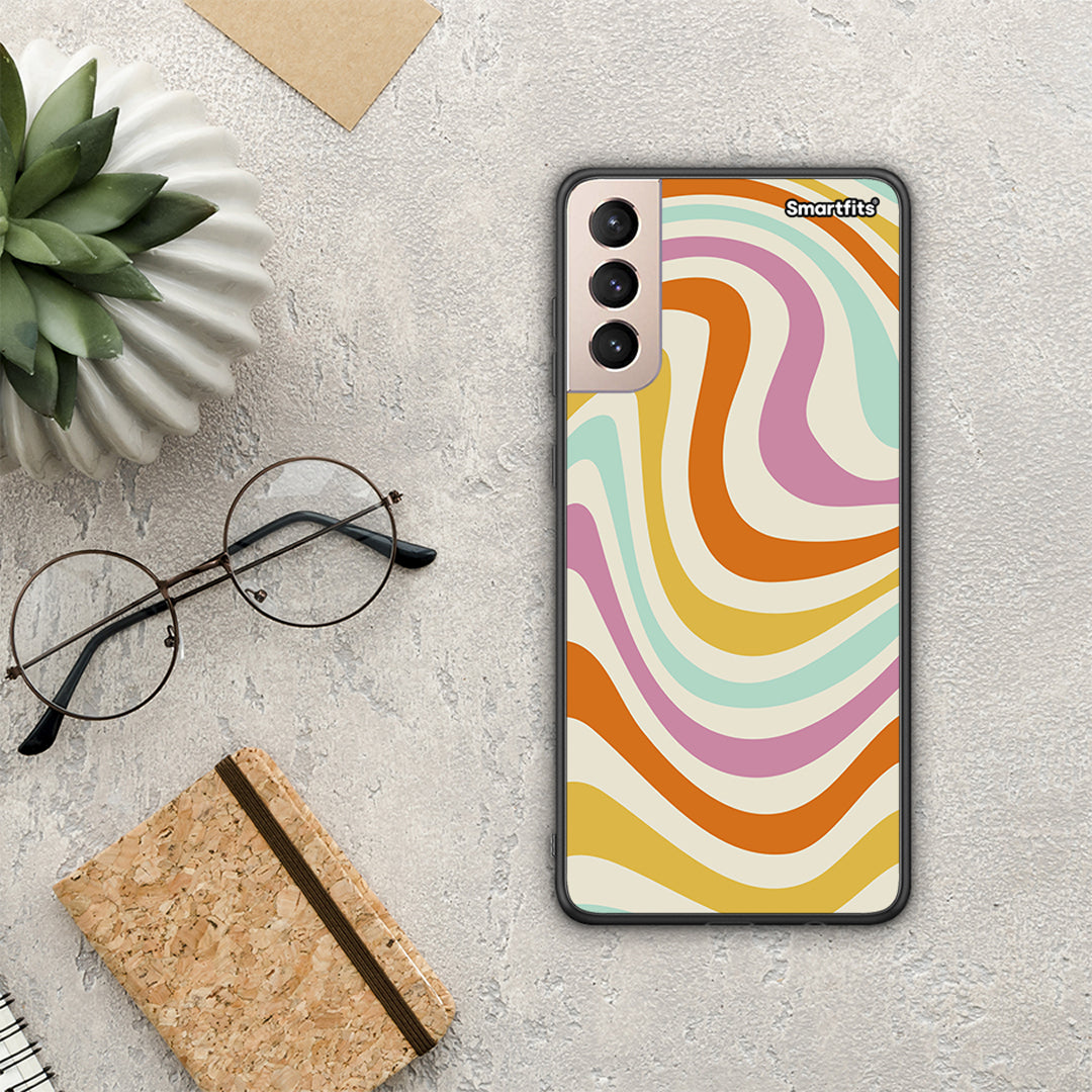 Colourful Waves - Samsung Galaxy S21+ θήκη