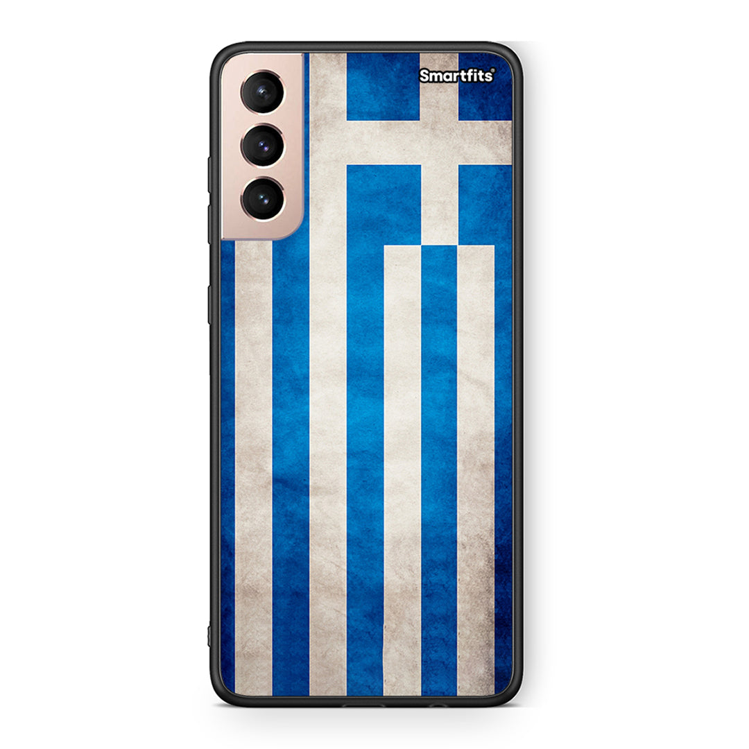 4 - Samsung S21+ Greece Flag case, cover, bumper