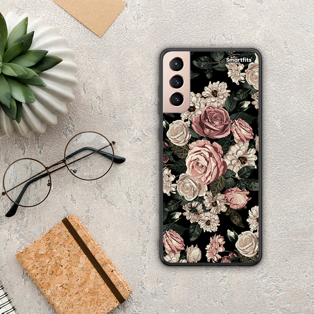 Flower Wild Roses - Samsung Galaxy S21+ θήκη