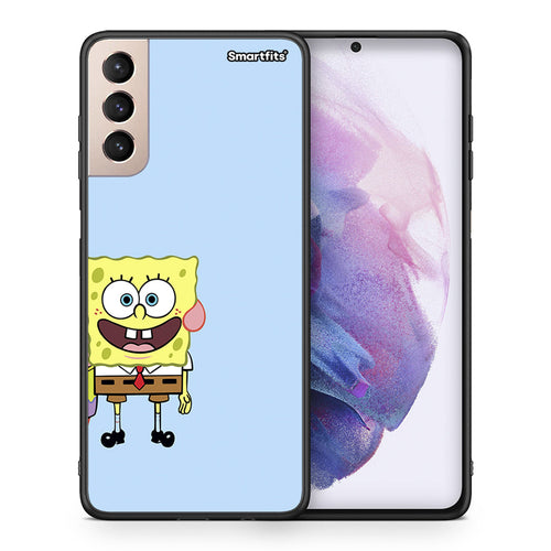 Θήκη Samsung S21+ Friends Bob από τη Smartfits με σχέδιο στο πίσω μέρος και μαύρο περίβλημα | Samsung S21+ Friends Bob case with colorful back and black bezels