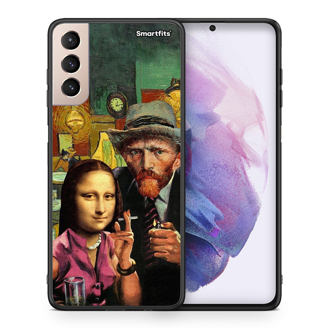 Θήκη Samsung S21+ Funny Art από τη Smartfits με σχέδιο στο πίσω μέρος και μαύρο περίβλημα | Samsung S21+ Funny Art case with colorful back and black bezels