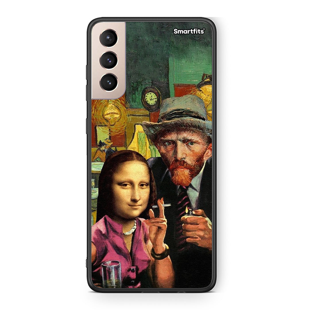 Samsung S21+ Funny Art θήκη από τη Smartfits με σχέδιο στο πίσω μέρος και μαύρο περίβλημα | Smartphone case with colorful back and black bezels by Smartfits