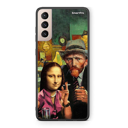 Samsung S21+ Funny Art θήκη από τη Smartfits με σχέδιο στο πίσω μέρος και μαύρο περίβλημα | Smartphone case with colorful back and black bezels by Smartfits