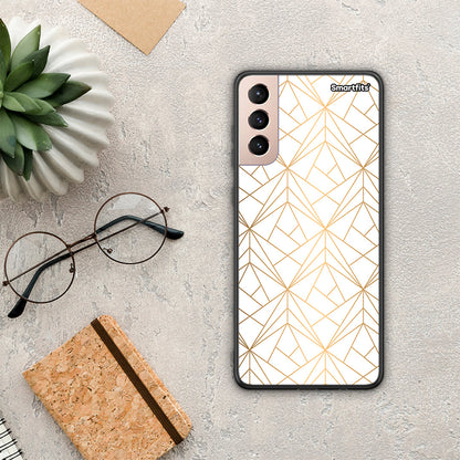 Geometric Luxury White - Samsung Galaxy S21+ θήκη