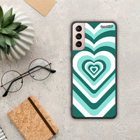 Thumbnail for Green Hearts - Samsung Galaxy S21+ θήκη