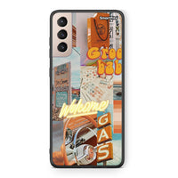 Thumbnail for Samsung S21+ Groovy Babe Θήκη Αγίου Βαλεντίνου από τη Smartfits με σχέδιο στο πίσω μέρος και μαύρο περίβλημα | Smartphone case with colorful back and black bezels by Smartfits