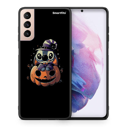 Θήκη Samsung S21+ Halloween Stitch από τη Smartfits με σχέδιο στο πίσω μέρος και μαύρο περίβλημα | Samsung S21+ Halloween Stitch case with colorful back and black bezels