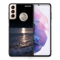Thumbnail for Θήκη Samsung S21+ Moon Landscape από τη Smartfits με σχέδιο στο πίσω μέρος και μαύρο περίβλημα | Samsung S21+ Moon Landscape case with colorful back and black bezels