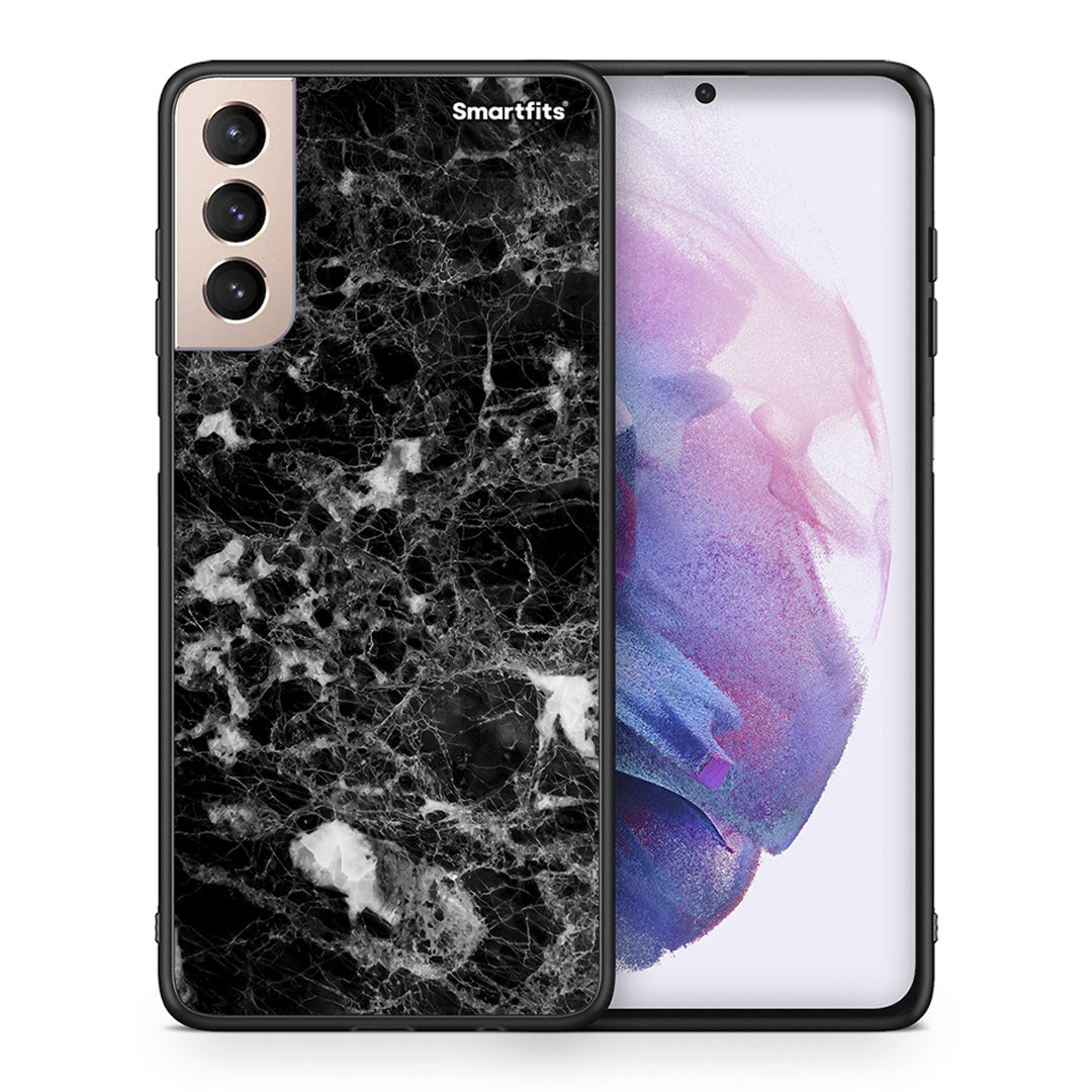Θήκη Samsung S21+ Male Marble από τη Smartfits με σχέδιο στο πίσω μέρος και μαύρο περίβλημα | Samsung S21+ Male Marble case with colorful back and black bezels