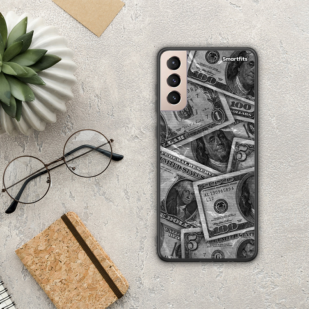 Money Dollars - Samsung Galaxy S21+ θήκη