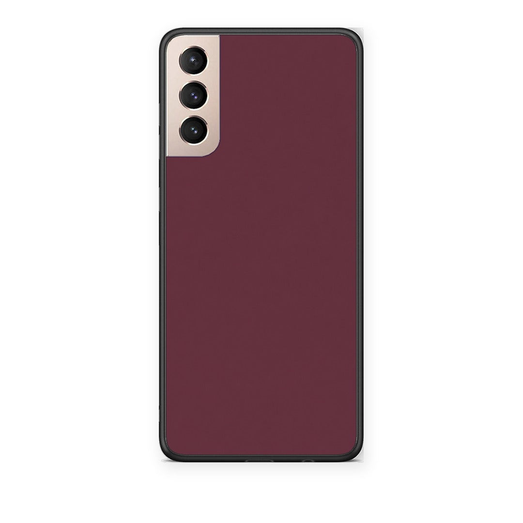Θήκη Samsung Galaxy S21+ Muted Burgundy από τη Smartfits με σχέδιο στο πίσω μέρος και μαύρο περίβλημα | Samsung Galaxy S21+ Muted Burgundy case with colorful back and black bezels