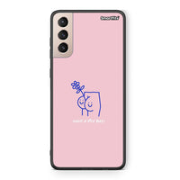 Thumbnail for Samsung S21+ Nice Day θήκη από τη Smartfits με σχέδιο στο πίσω μέρος και μαύρο περίβλημα | Smartphone case with colorful back and black bezels by Smartfits