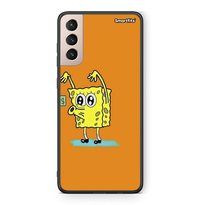 Samsung S21+ No Money 2 Θήκη Αγίου Βαλεντίνου από τη Smartfits με σχέδιο στο πίσω μέρος και μαύρο περίβλημα | Smartphone case with colorful back and black bezels by Smartfits
