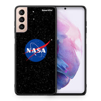 Thumbnail for Θήκη Samsung S21+ NASA PopArt από τη Smartfits με σχέδιο στο πίσω μέρος και μαύρο περίβλημα | Samsung S21+ NASA PopArt case with colorful back and black bezels