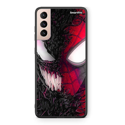 4 - Samsung S21+ SpiderVenom PopArt case, cover, bumper