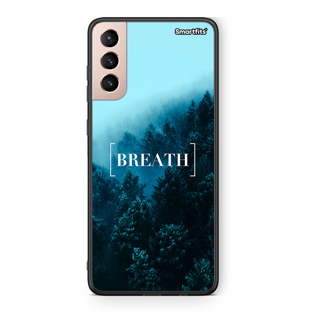 4 - Samsung S21+ Breath Quote case, cover, bumper