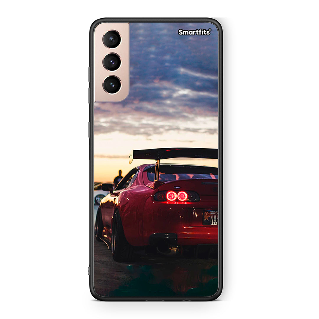 Samsung S21+ Racing Supra θήκη από τη Smartfits με σχέδιο στο πίσω μέρος και μαύρο περίβλημα | Smartphone case with colorful back and black bezels by Smartfits