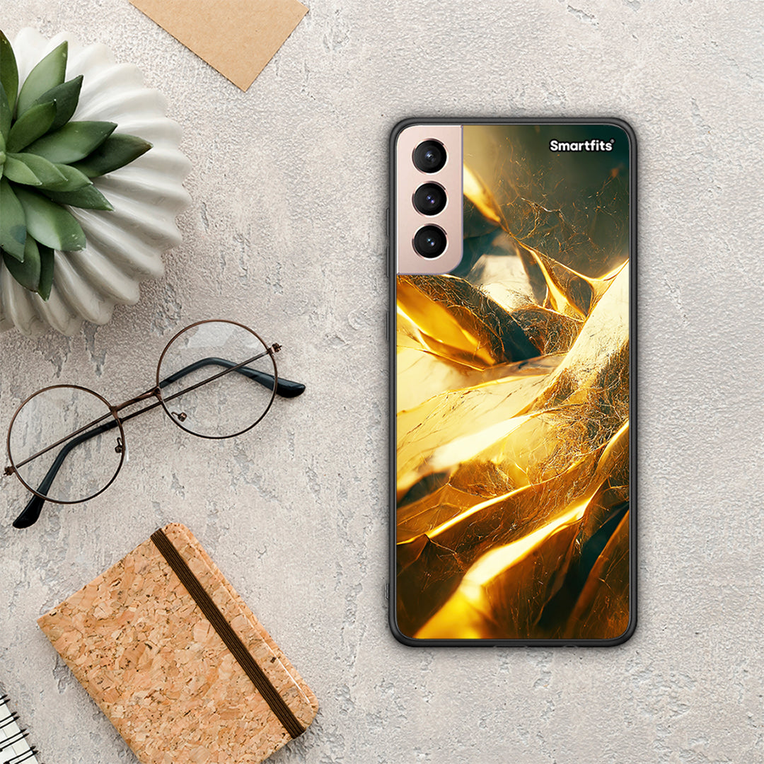 Real Gold - Samsung Galaxy S21+ θήκη