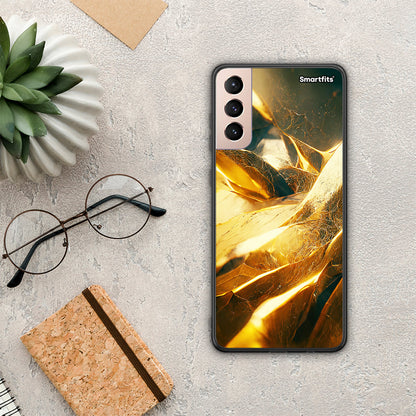 Real Gold - Samsung Galaxy S21+ θήκη