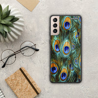 Thumbnail for Real Peacock Feathers - Samsung Galaxy S21+ θήκη