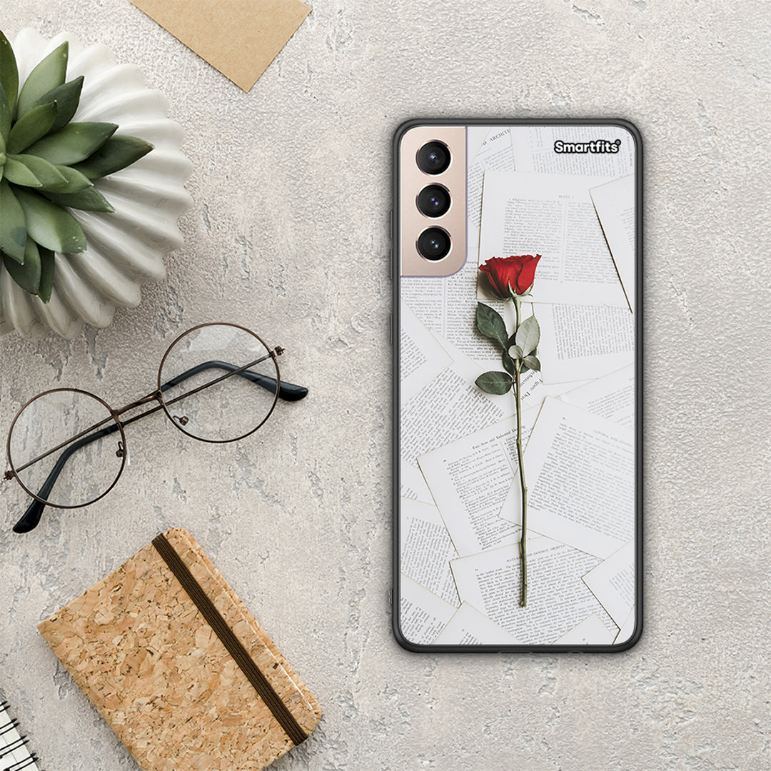 Red Rose - Samsung Galaxy S21+ θήκη