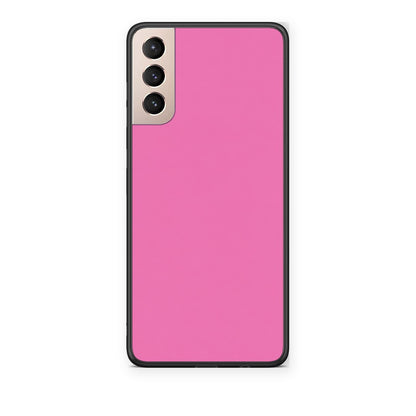 Θήκη Samsung Galaxy S21+ Rose Pink από τη Smartfits με σχέδιο στο πίσω μέρος και μαύρο περίβλημα | Samsung Galaxy S21+ Rose Pink case with colorful back and black bezels