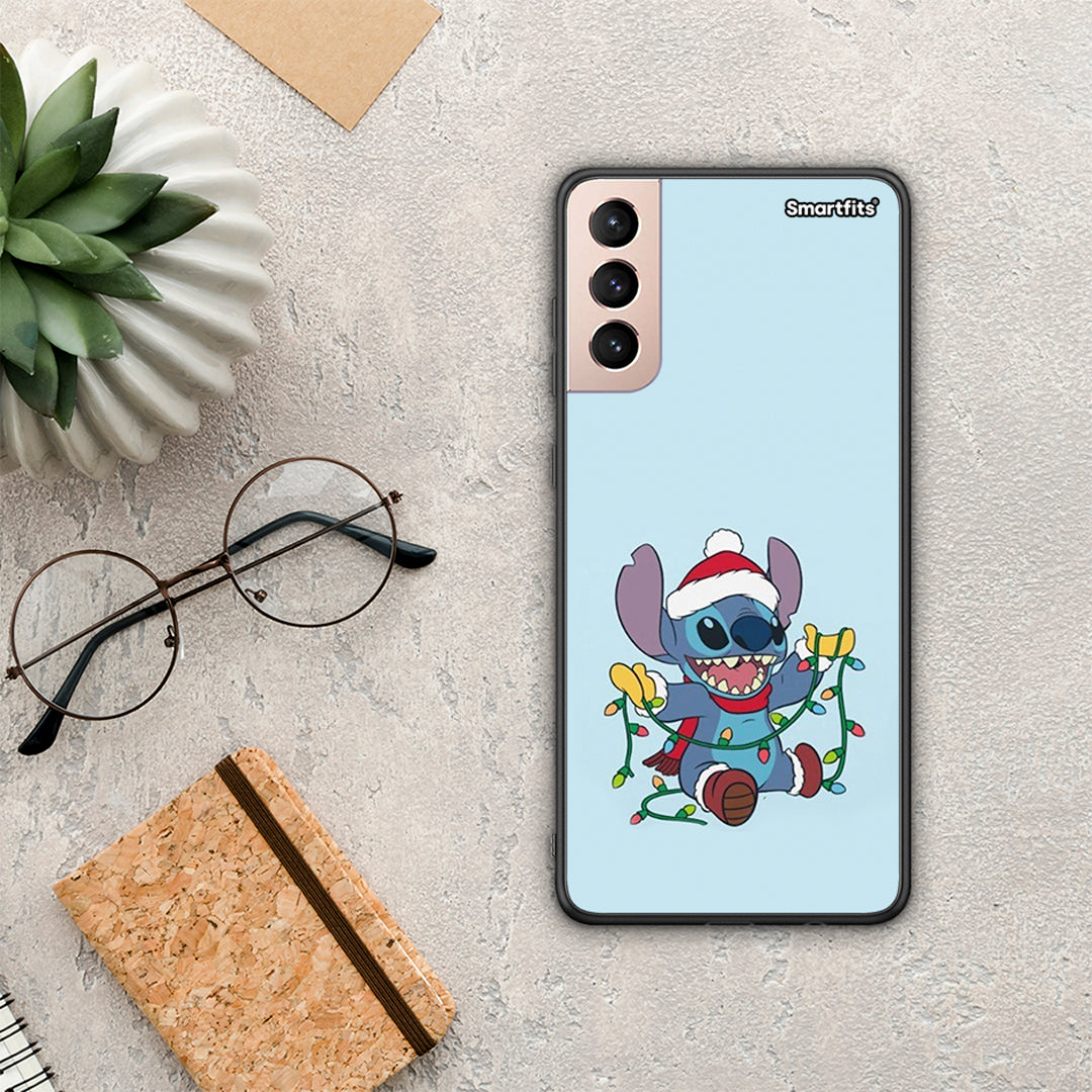 Santa Stich - Samsung Galaxy S21+ θήκη