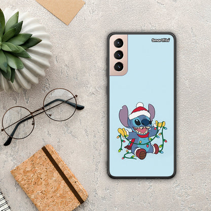 Santa Stich - Samsung Galaxy S21+ θήκη