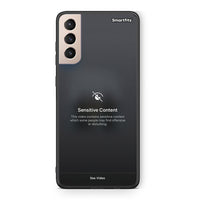 Thumbnail for Samsung S21+ Sensitive Content θήκη από τη Smartfits με σχέδιο στο πίσω μέρος και μαύρο περίβλημα | Smartphone case with colorful back and black bezels by Smartfits