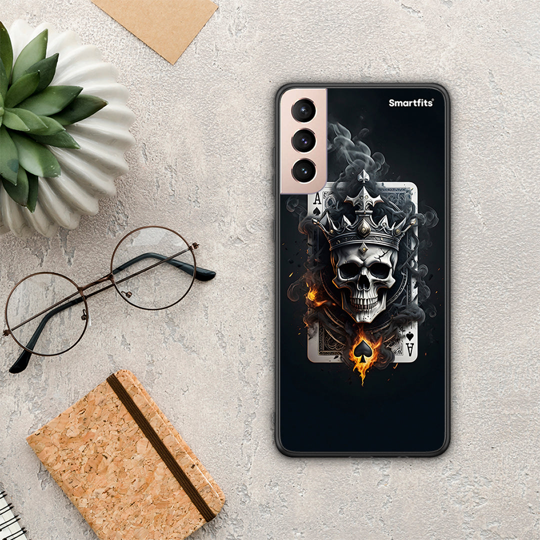 Skull King Ace - Samsung Galaxy S21+ θήκη