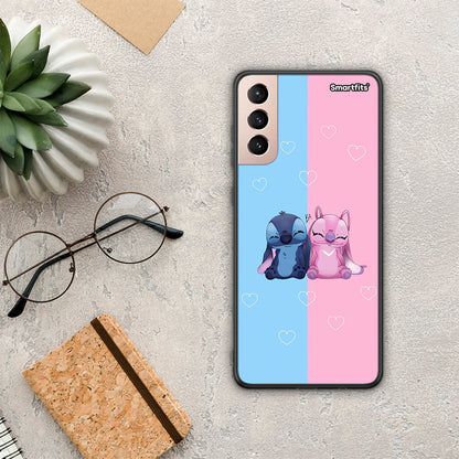 Stitch And Angel - Samsung Galaxy S21+ θήκη