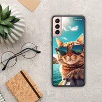 Thumbnail for Summer Cat - Samsung Galaxy S21+ θήκη