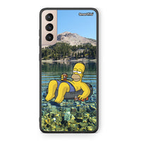 Thumbnail for Samsung S21+ Summer Happiness Θήκη από τη Smartfits με σχέδιο στο πίσω μέρος και μαύρο περίβλημα | Smartphone case with colorful back and black bezels by Smartfits