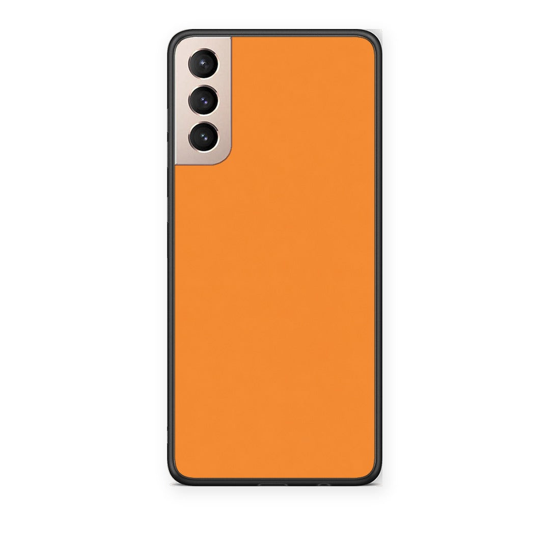 Θήκη Samsung Galaxy S21+ Tangerine Orange από τη Smartfits με σχέδιο στο πίσω μέρος και μαύρο περίβλημα | Samsung Galaxy S21+ Tangerine Orange case with colorful back and black bezels