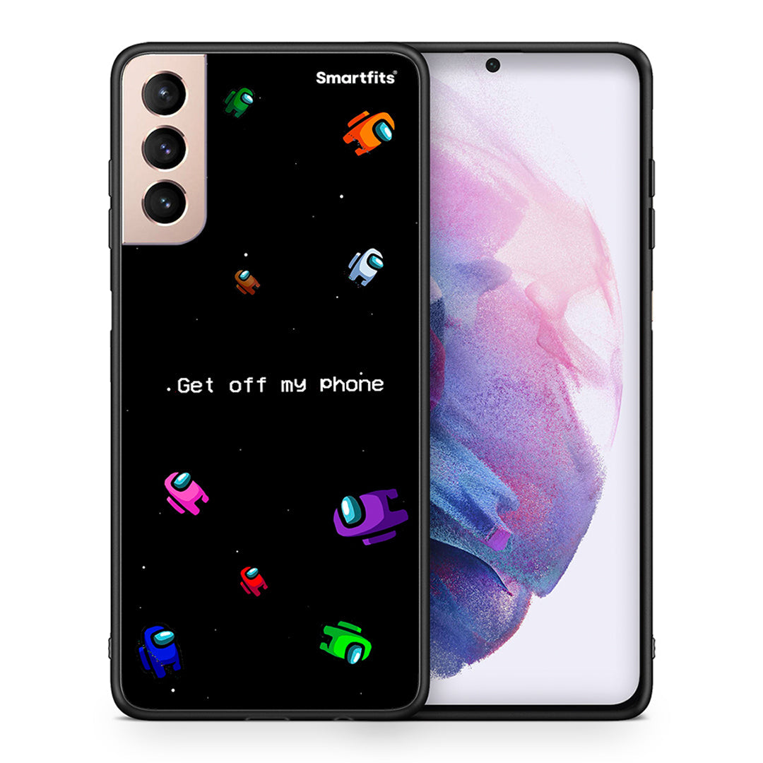 Θήκη Samsung S21+ AFK Text από τη Smartfits με σχέδιο στο πίσω μέρος και μαύρο περίβλημα | Samsung S21+ AFK Text case with colorful back and black bezels