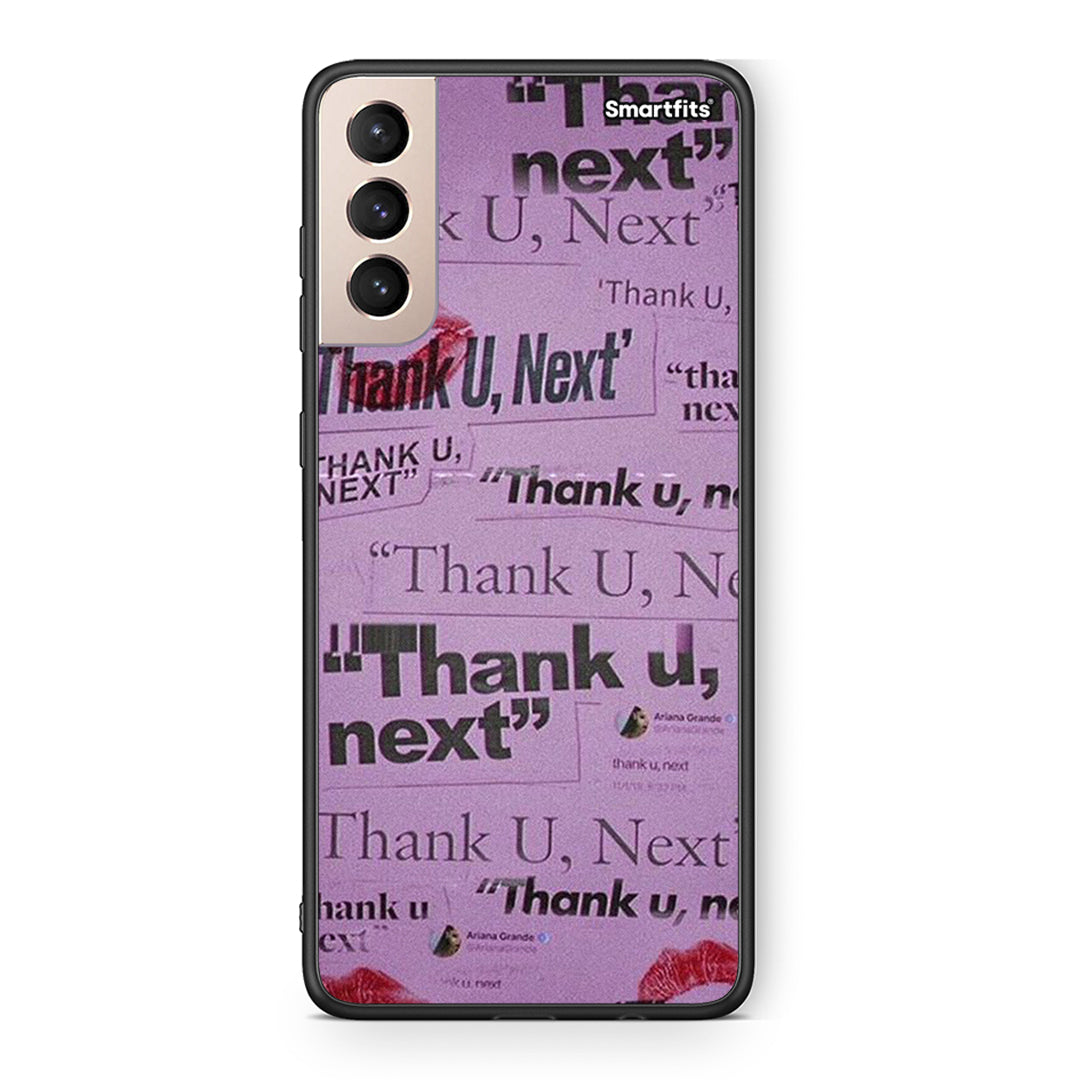 Samsung S21+ Thank You Next Θήκη Αγίου Βαλεντίνου από τη Smartfits με σχέδιο στο πίσω μέρος και μαύρο περίβλημα | Smartphone case with colorful back and black bezels by Smartfits
