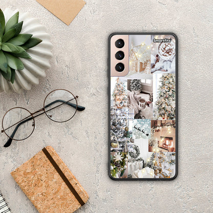 White Christmas - Samsung Galaxy S21+ θήκη