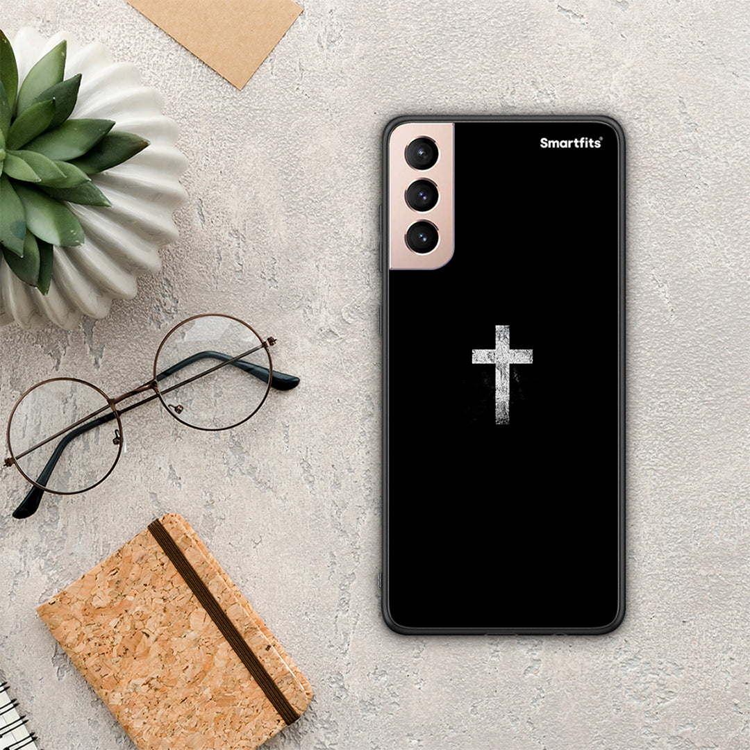 White Cross - Samsung Galaxy S21+ θήκη