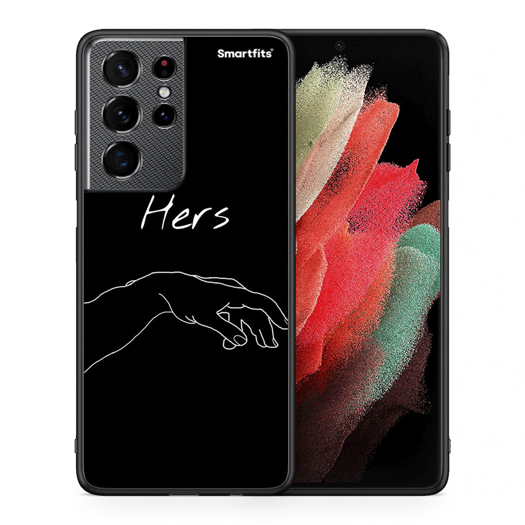 Θήκη Αγίου Βαλεντίνου Samsung S21 Ultra Aeshetic Love 1 από τη Smartfits με σχέδιο στο πίσω μέρος και μαύρο περίβλημα | Samsung S21 Ultra Aeshetic Love 1 case with colorful back and black bezels