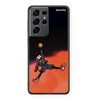 Thumbnail for Samsung S21 Ultra Basketball Hero θήκη από τη Smartfits με σχέδιο στο πίσω μέρος και μαύρο περίβλημα | Smartphone case with colorful back and black bezels by Smartfits