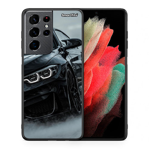 Θήκη Samsung S21 Ultra Black BMW από τη Smartfits με σχέδιο στο πίσω μέρος και μαύρο περίβλημα | Samsung S21 Ultra Black BMW case with colorful back and black bezels