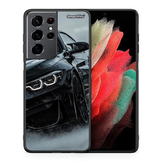 Θήκη Samsung S21 Ultra Black BMW από τη Smartfits με σχέδιο στο πίσω μέρος και μαύρο περίβλημα | Samsung S21 Ultra Black BMW case with colorful back and black bezels