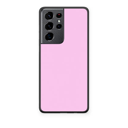 Θήκη Samsung Galaxy S21 Ultra Cotton Candy Pink από τη Smartfits με σχέδιο στο πίσω μέρος και μαύρο περίβλημα | Samsung Galaxy S21 Ultra Cotton Candy Pink case with colorful back and black bezels