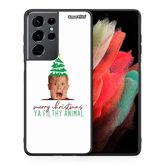 Θήκη Samsung S21 Ultra Filthy Animal από τη Smartfits με σχέδιο στο πίσω μέρος και μαύρο περίβλημα | Samsung S21 Ultra Filthy Animal case with colorful back and black bezels