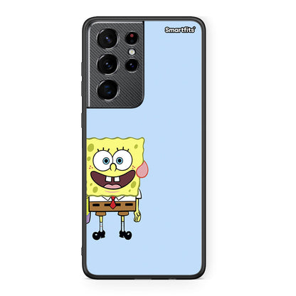 Samsung S21 Ultra Friends Bob θήκη από τη Smartfits με σχέδιο στο πίσω μέρος και μαύρο περίβλημα | Smartphone case with colorful back and black bezels by Smartfits