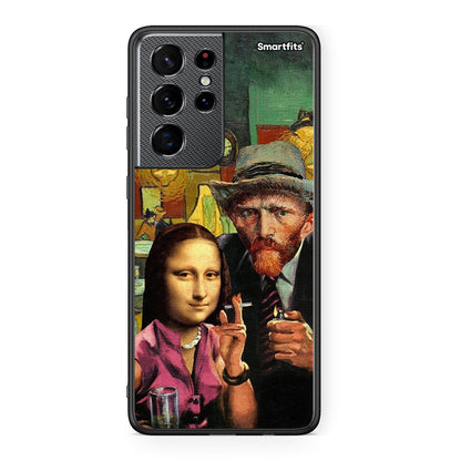 Samsung S21 Ultra Funny Art θήκη από τη Smartfits με σχέδιο στο πίσω μέρος και μαύρο περίβλημα | Smartphone case with colorful back and black bezels by Smartfits