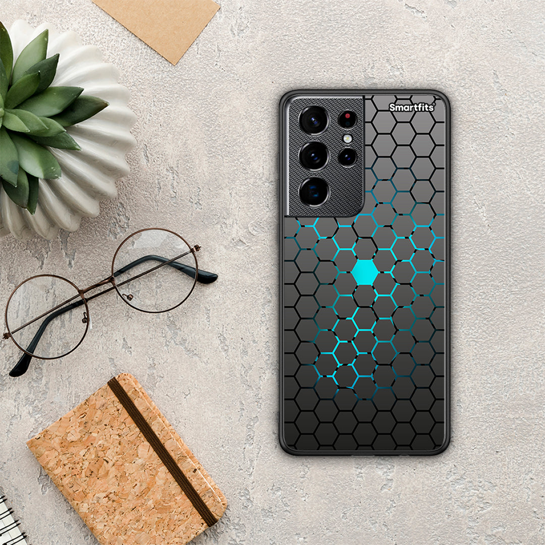 Geometric Hexagonal - Samsung Galaxy S21 Ultra θήκη