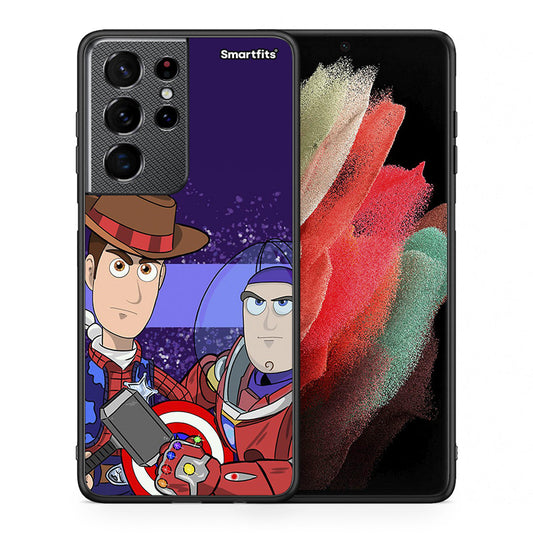 Θήκη Samsung S21 Ultra Infinity Story από τη Smartfits με σχέδιο στο πίσω μέρος και μαύρο περίβλημα | Samsung S21 Ultra Infinity Story case with colorful back and black bezels