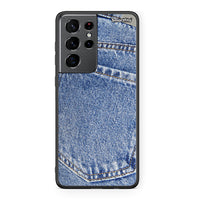 Thumbnail for Samsung S21 Ultra Jeans Pocket θήκη από τη Smartfits με σχέδιο στο πίσω μέρος και μαύρο περίβλημα | Smartphone case with colorful back and black bezels by Smartfits