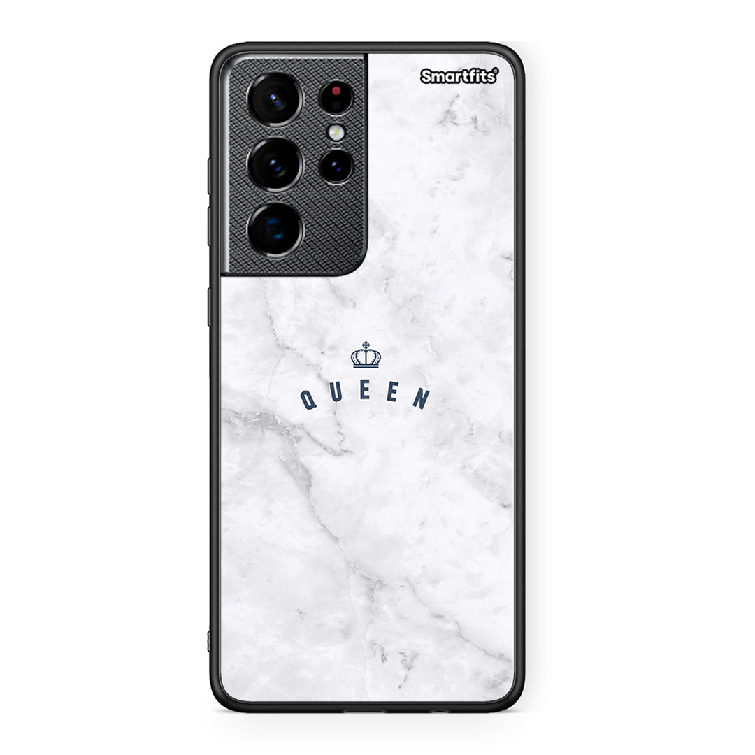 4 - Samsung S21 Ultra Queen Marble case, cover, bumper
